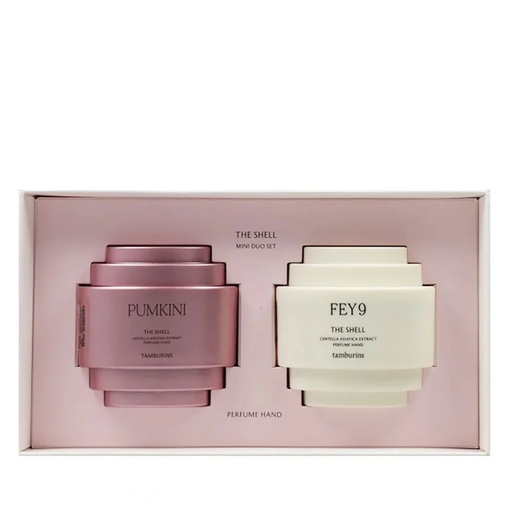 TAMBURINS the shell fragranced hand mini duo gift set PUMKINI & FEY9